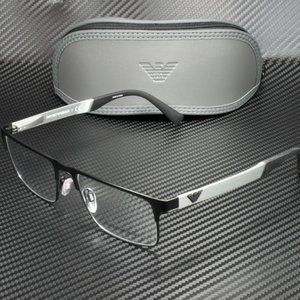 New Emporio Armani Men's Matte Black Eyeglasses!